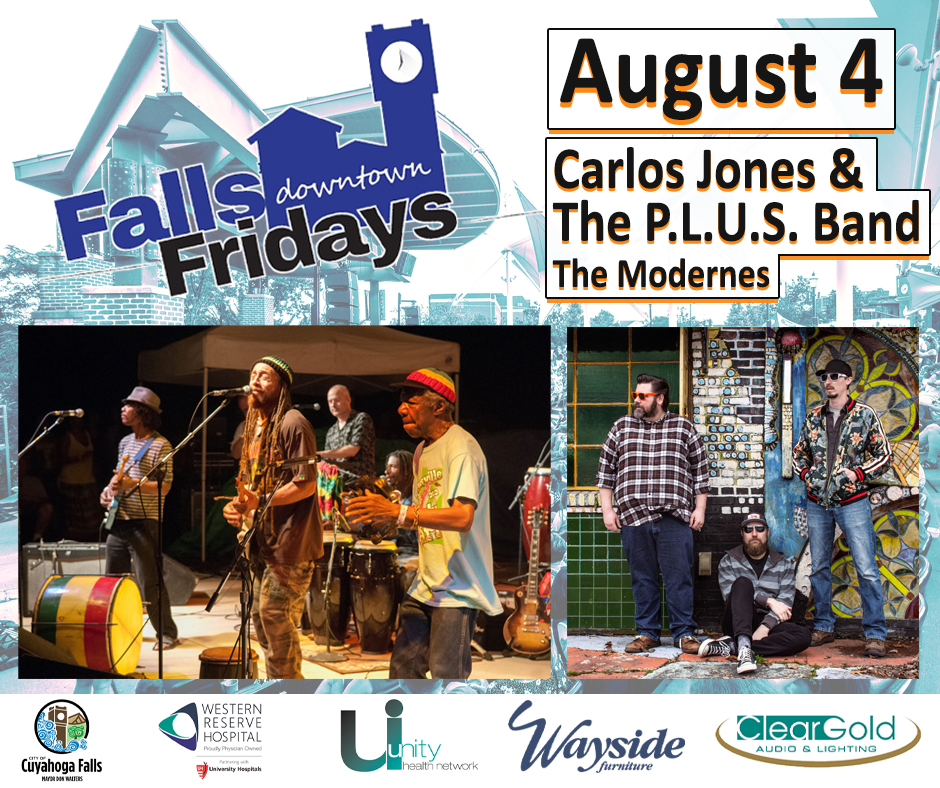 Falls Downtown Fridays Carlos Jones & the PLUS Band Downtown